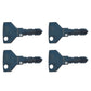 Set of (4) 198360-52160 fits  Yanmar Fits John Deere Fits JD Tractor Keys