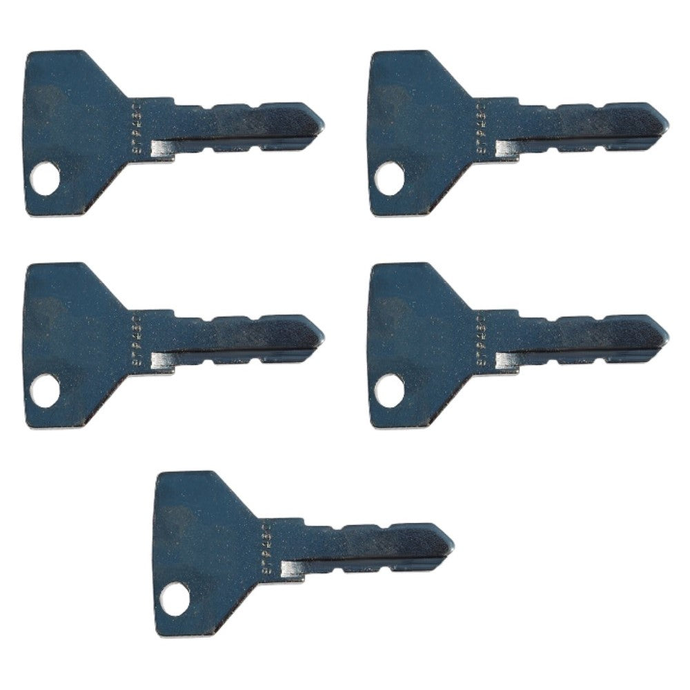 Qty 5: Equipment Key  Fits Cub Cadet Replaces 879480
