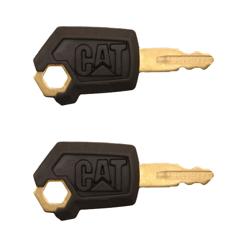 Qty 2: Ignition Key(s) - New Style Fits Caterpillar Replaces 0310-072