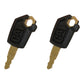Qty 2: Ignition Key(s) - New Style Fits Caterpillar Replaces 0310-072