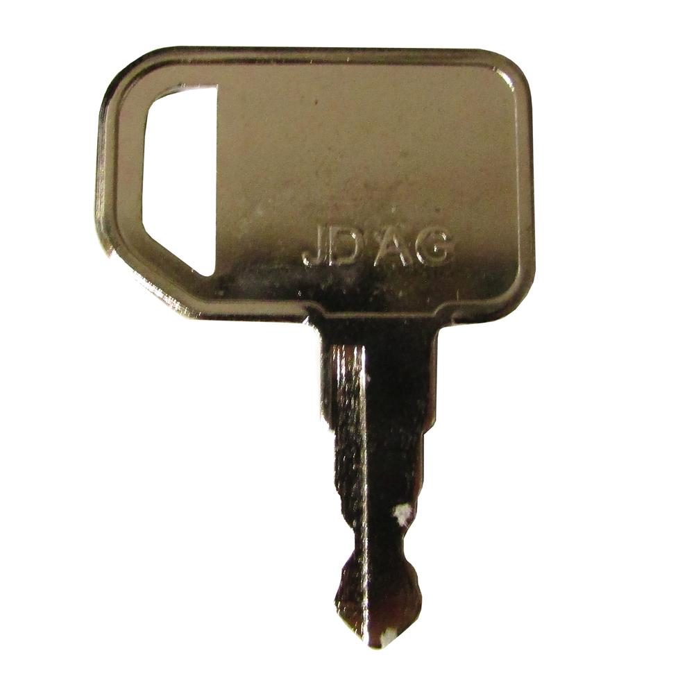 RE183935 (2) Aftermarket Ignition Keys marked JDAG Fits John Deere #28 Key