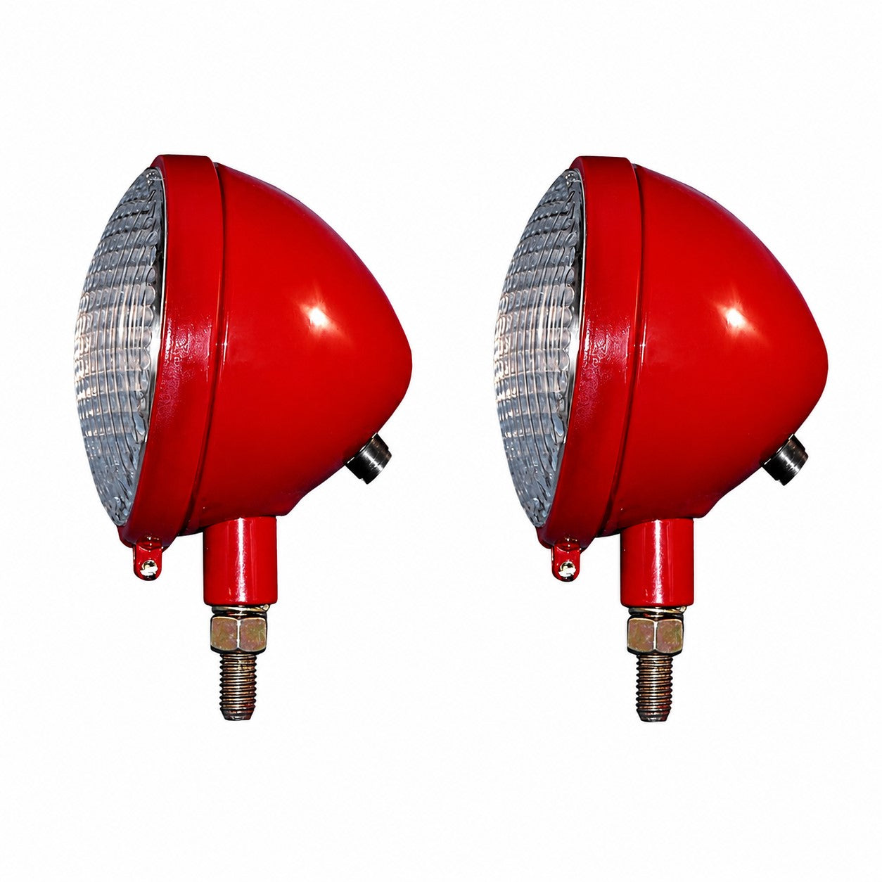 Qty 2: Red 12V Complete Headlight Assembly Fits FARMALL Replaces 365503R1