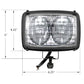 28A673 Work Lamp Light Fits Volvo Fits Kubota Fits JCB Fits Case Fits Terex