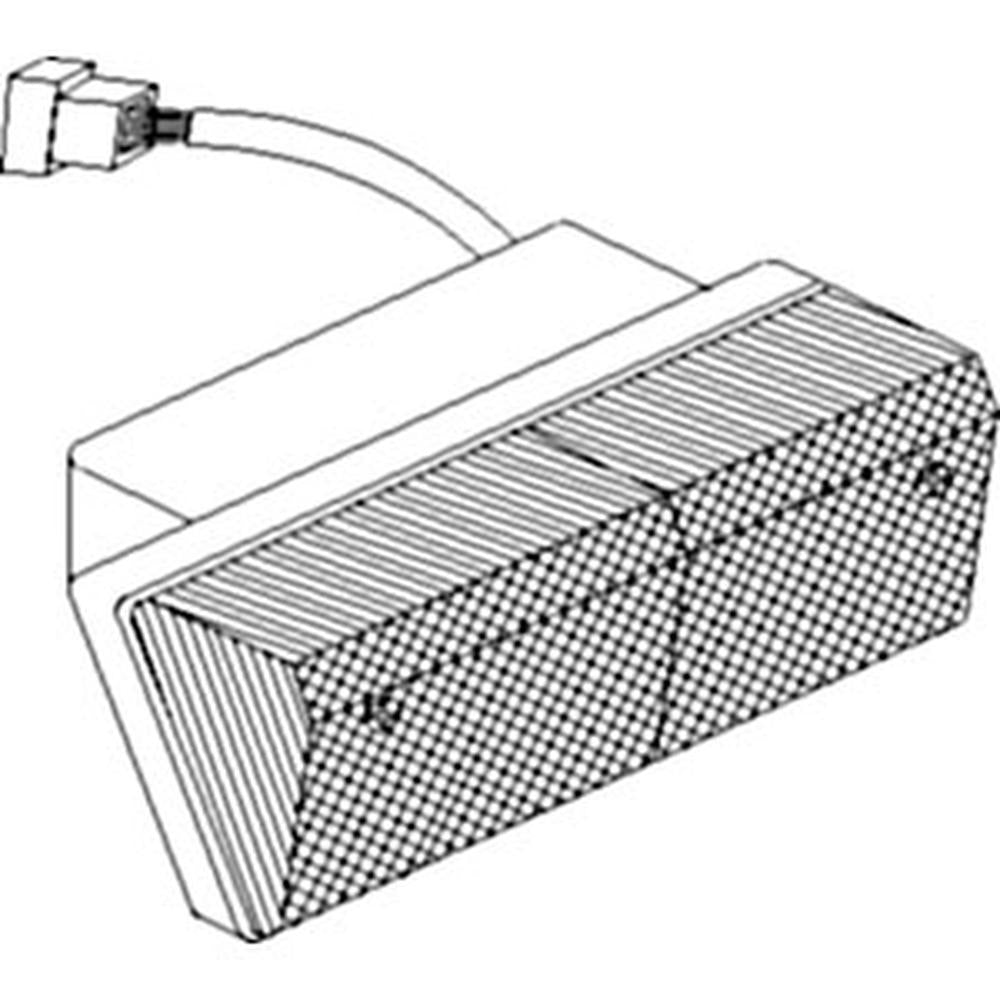 1425884M93 New Tractor RH Front Side Lamp Fits Massey Ferguson 254-4 274-4 294-4