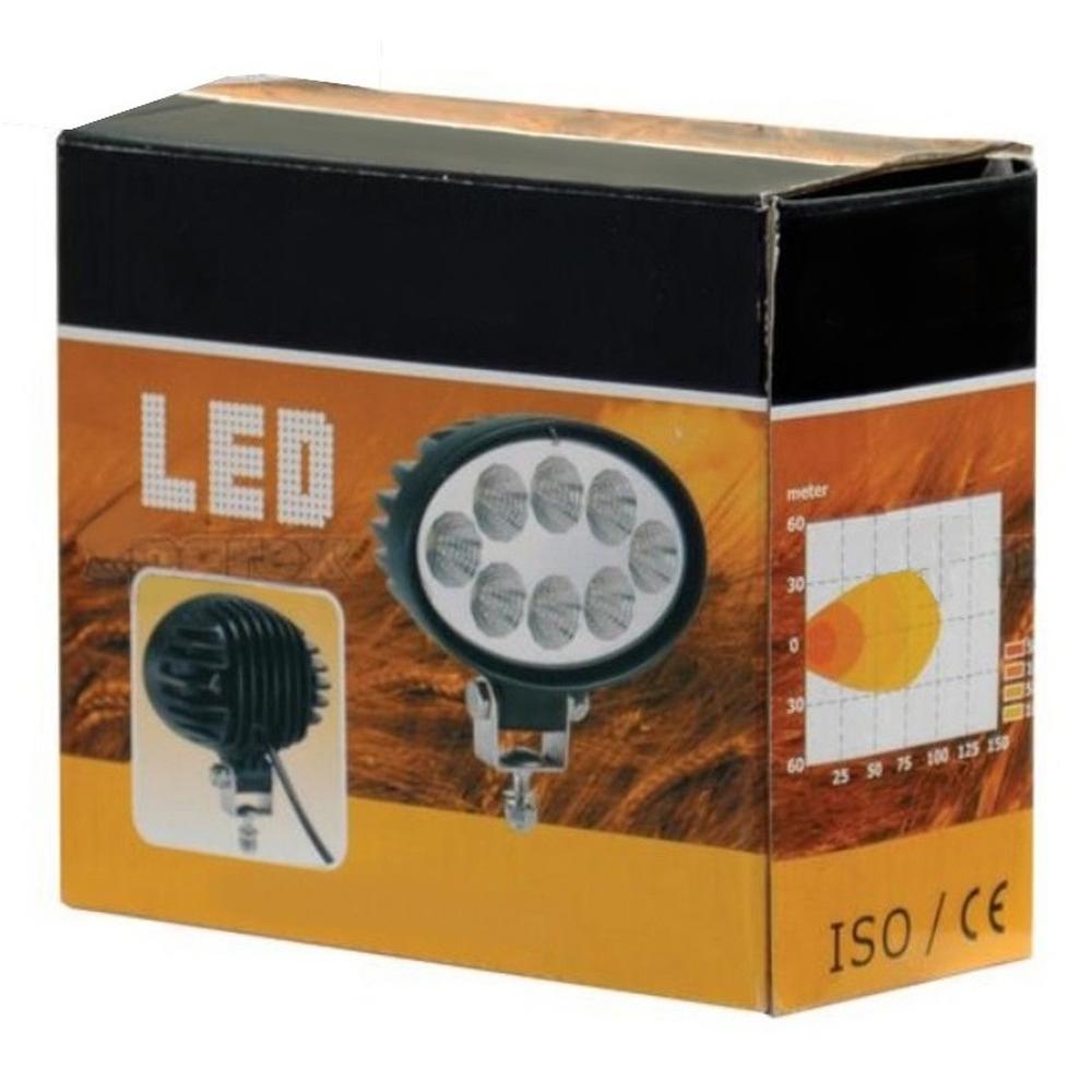 New Universal 3.50" x 5.5625" x 2.50" LED Work Light Lamp Black with 1800 Lumens