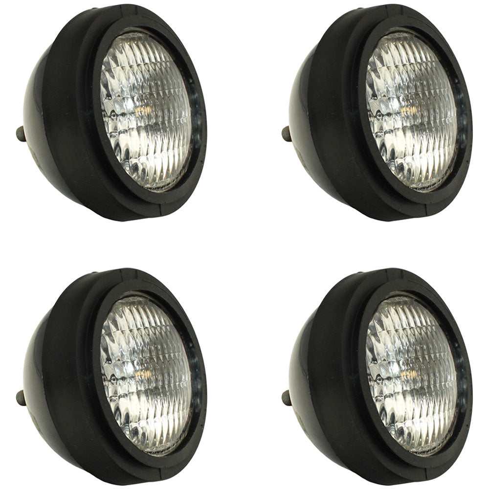 Qty 4: 12V Sealed Beam Headlight Fits John Deere Replaces 105341AS