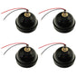 Qty 4: 12V Sealed Beam Headlight Fits White Replaces 105340AS