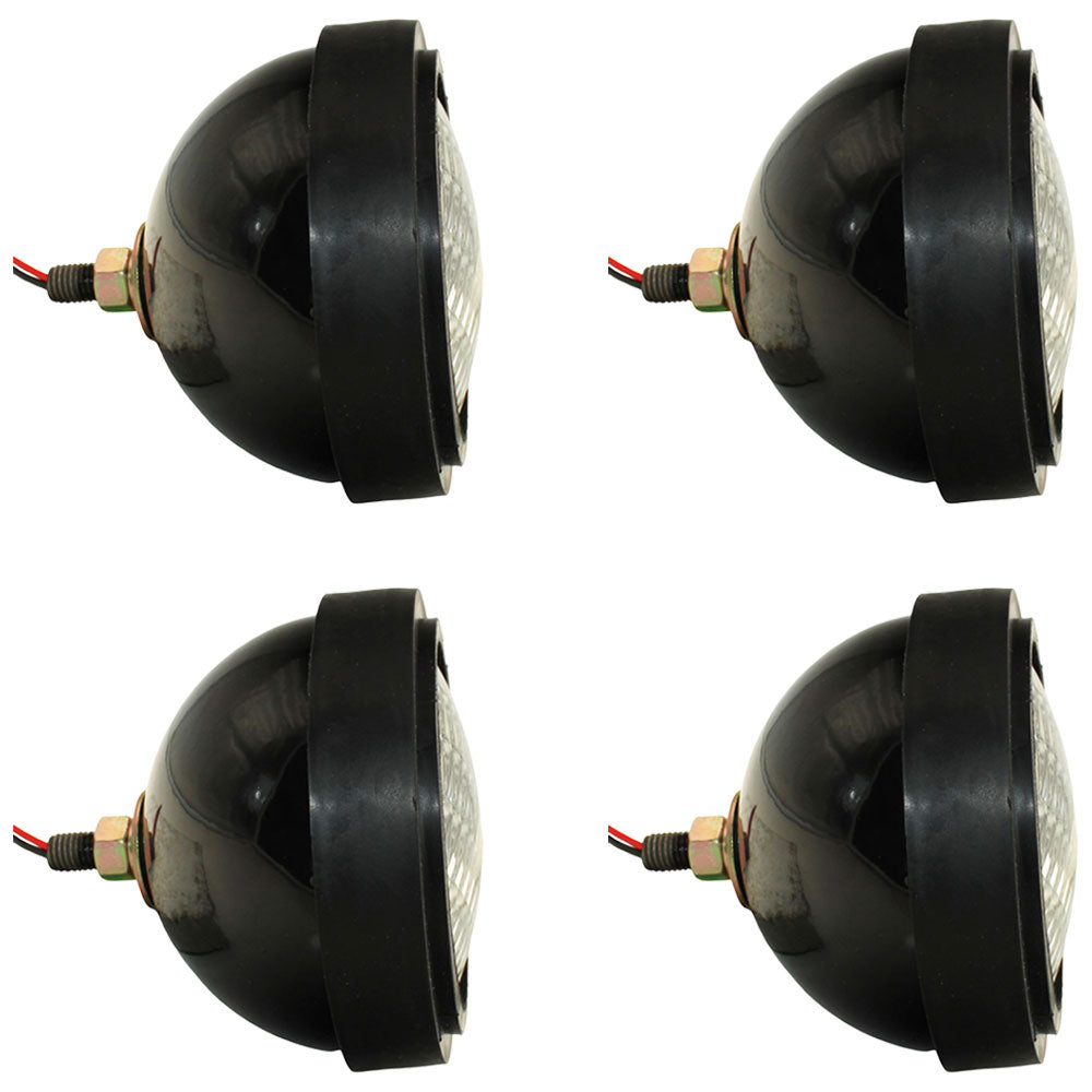 Qty 4: 12V Sealed Beam Headlight Fits Massey Ferguson Replaces 505281M91