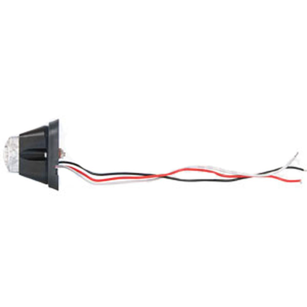 WA9810 New LED Amber Flashing Black Housing Warning Light Made to be Universal