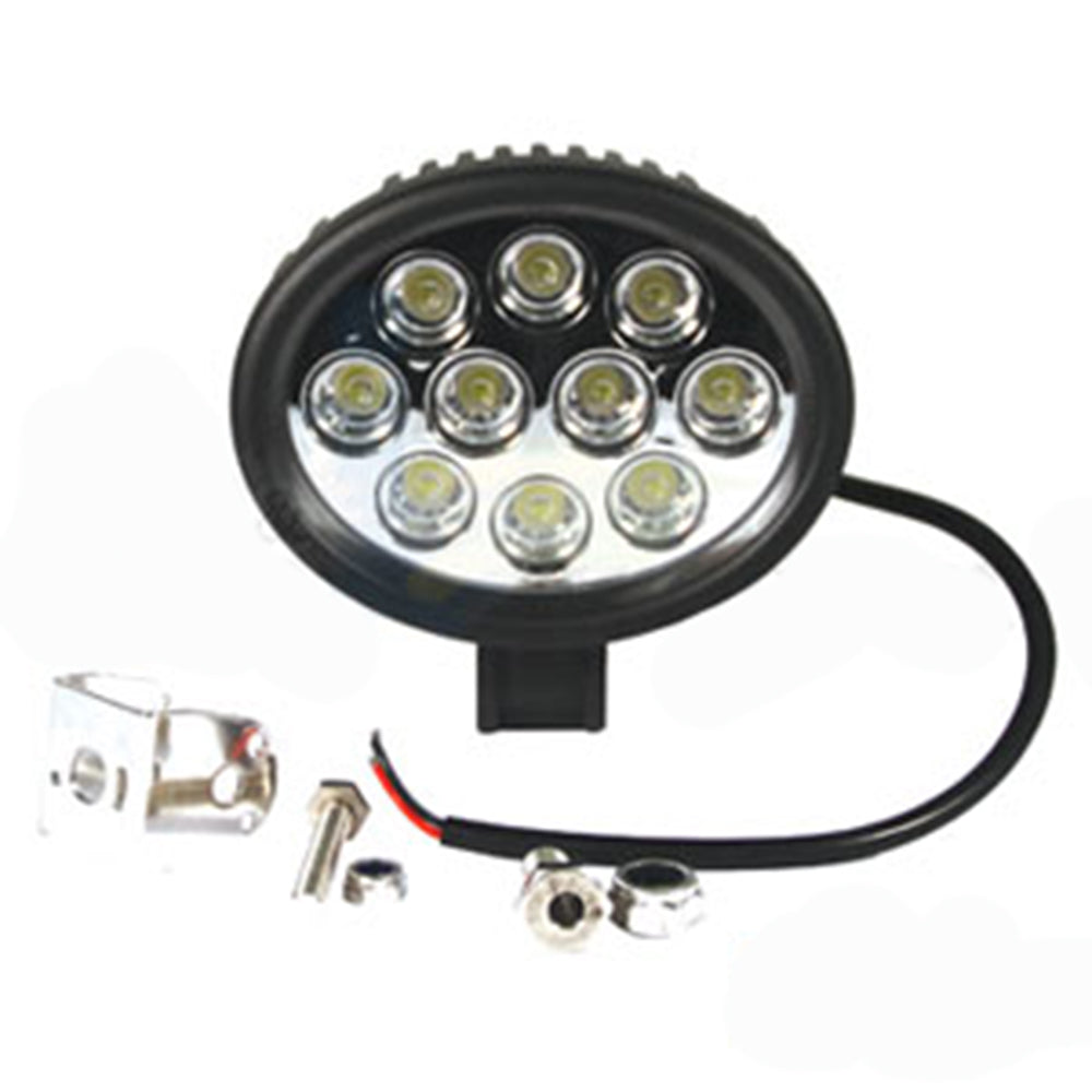 WL825 Oval Trapezoid LED Worklamp Fits Universal 10-30 Volt