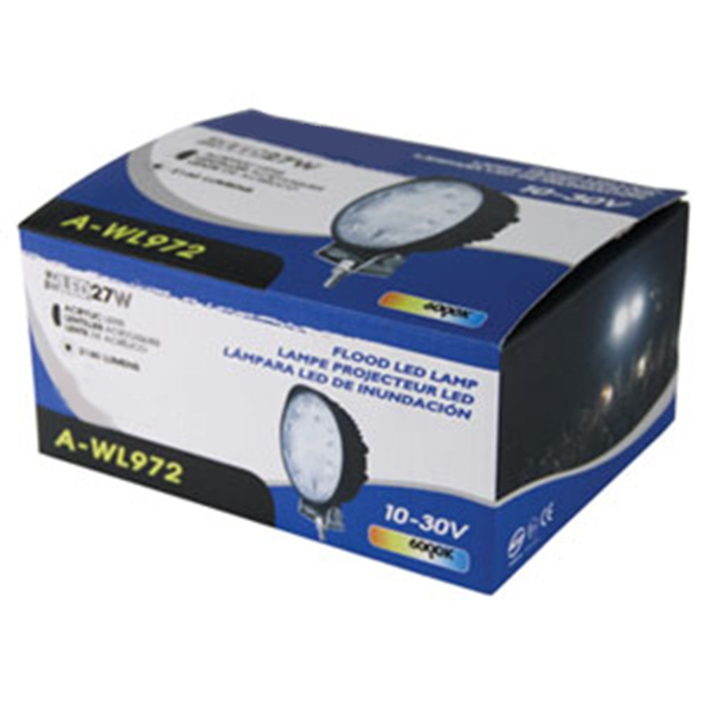 WL972 Universal Fit Round LED Flood Worklamp 10-30 Volt 4.75