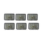 6 LED Work Light Kit Rectangular Flood Beam Fits Case IH 2366 2388 2188 353657A1