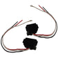 Qty 2: 6" Red Oval LED Light Kit
 Fits Universal Products Replaces T66-RR0T-1