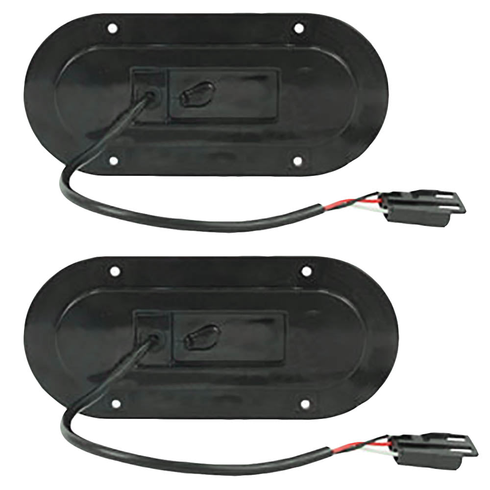 AR78825 Two Red LED Warning Tail Lights Fits John Deere 30 40 50 and White