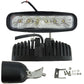 LED186 Rectangle LED Cab Light 1260 Lumens w Adjustable Mount