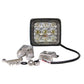LED730F LED Square Work Lamp Trapezoidal Light Pattern Combination Flood