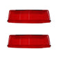 Qty 2: Red Lens Fits Bobcat Replaces 6672276