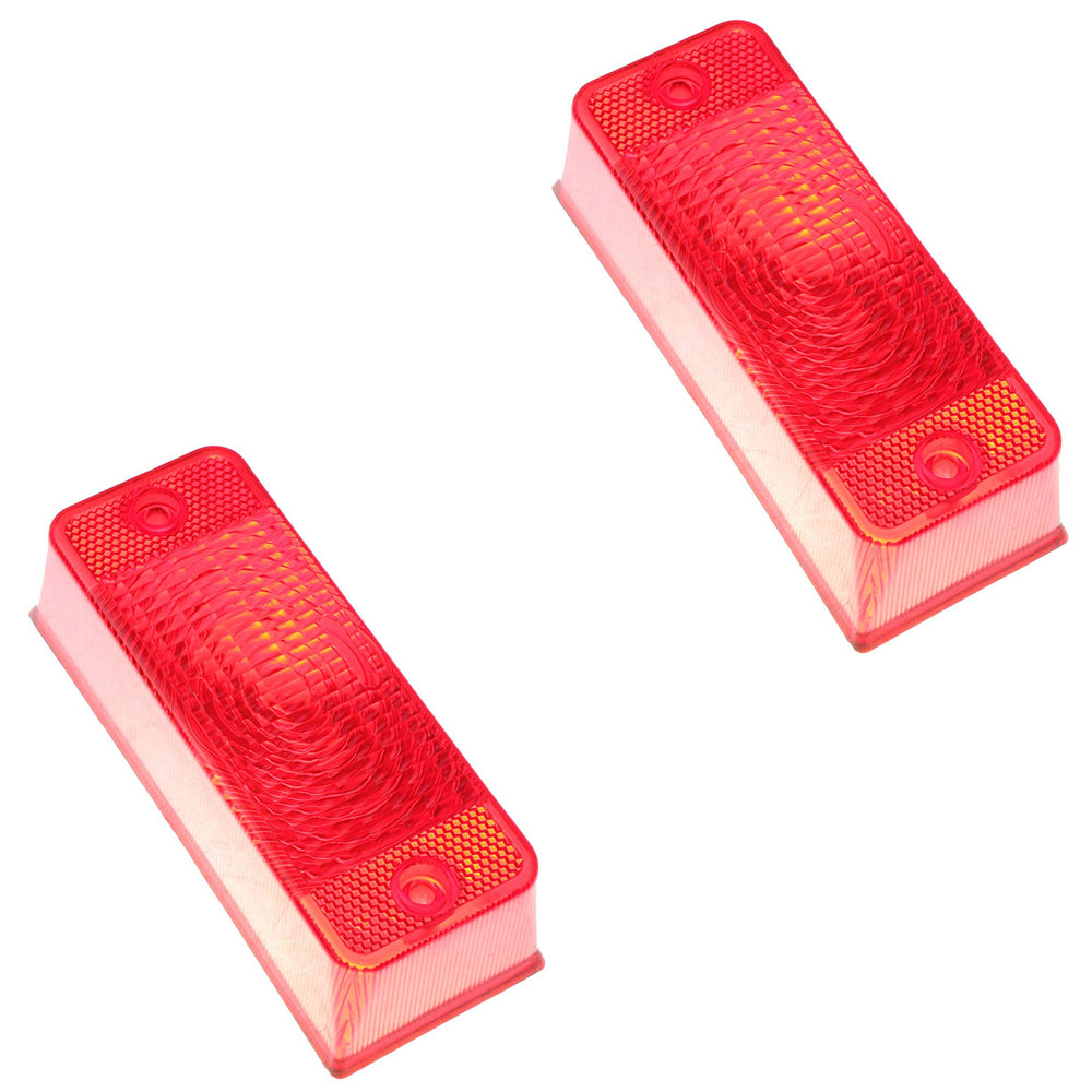 2PK Red Tail Light Lens Fits Bobcat Skid Steer Loader Skid Steer Back Rear D