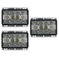 Qty 3: Rectangle LED Headlights Fits Case/International Harvester