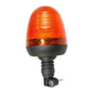 LED Amber Warning Beacon 4 Amps, 12V, 10 Length, Flood/Flashing Off-Road Light