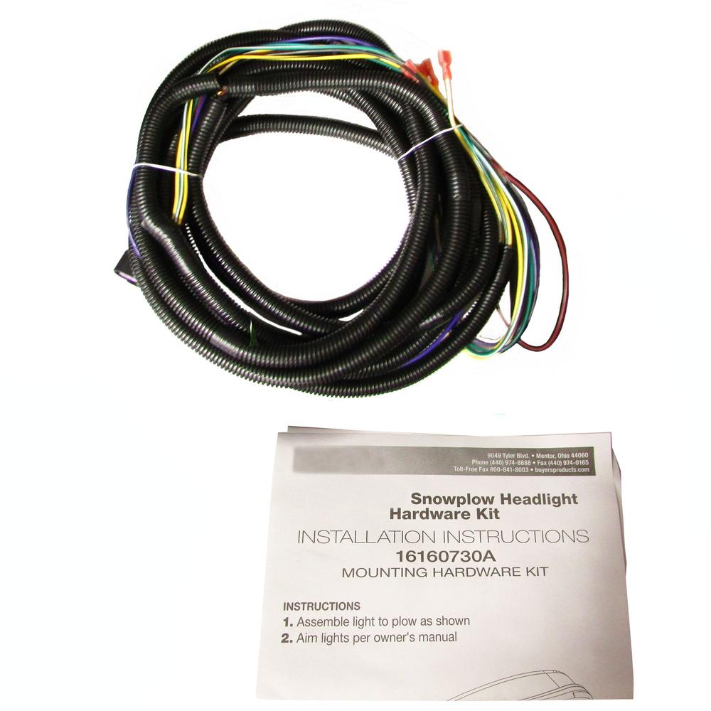 1311100 Universal Snow Plow Headlight Kit with Harness