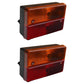 (2 pk) 700/23600 Rear Stop Light Assembly Fits JCB Wheel Loader 407 408 409 412