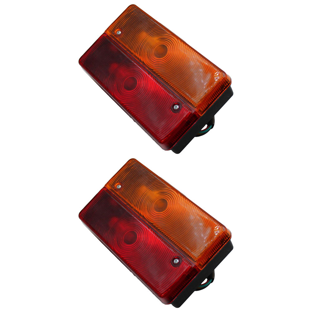(2 pk) 700/23600 Rear Stop Light Assembly Fits JCB Wheel Loader 407 408 409 412