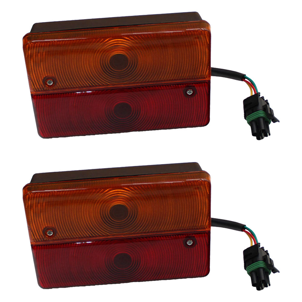 (2) Rear Stop Light Assembly 700/23600 Fits JCB Backhoe Loader 2CX 4CX 3CX 4CN