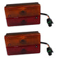 (2 pk) 700/23600 Rear Stop Light Assembly Fits JCB Wheel Loader 407 408 409 412