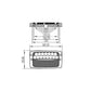 S.119780 LED Work Light, Rectangular, 5400 Lumens - Fits Case IH; Fits Claas