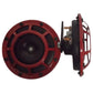 Red Super Tone Dual Car Horn 12V 118dB Loud and New