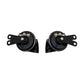 12V-HELLA-BLKTRMPT 12V Hella Black Trumpet Horn Set Fits Universal Products