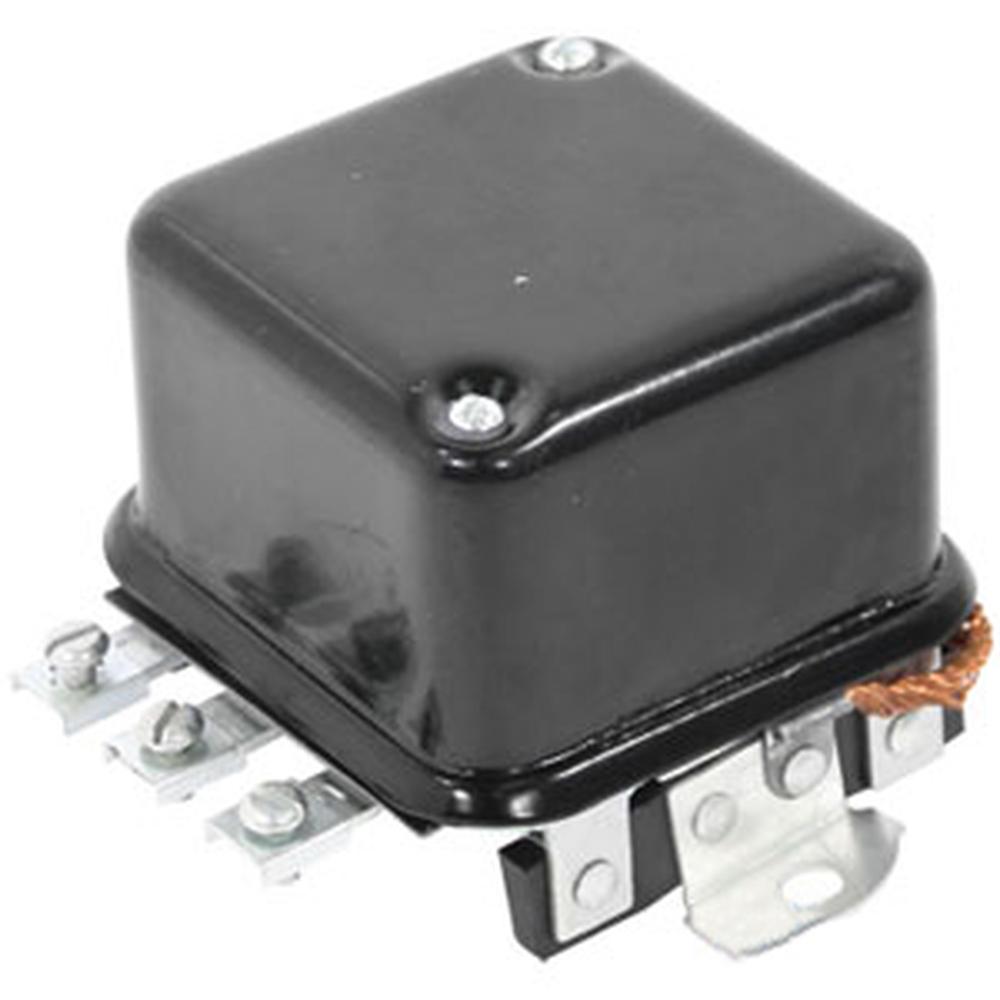 Voltage Regulator - 12 Volt - 4 Terminal - Flat Mount Fits Massey Ferguson