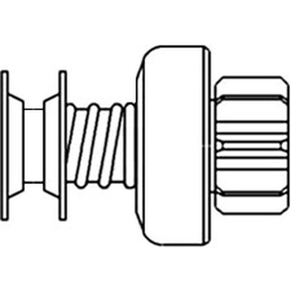Heavy Duty Starter Drive Fits Massey Ferguson Replaces 1032726M91