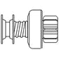 Heavy Duty Starter Drive Fits Oliver Replaces ELS60-0112