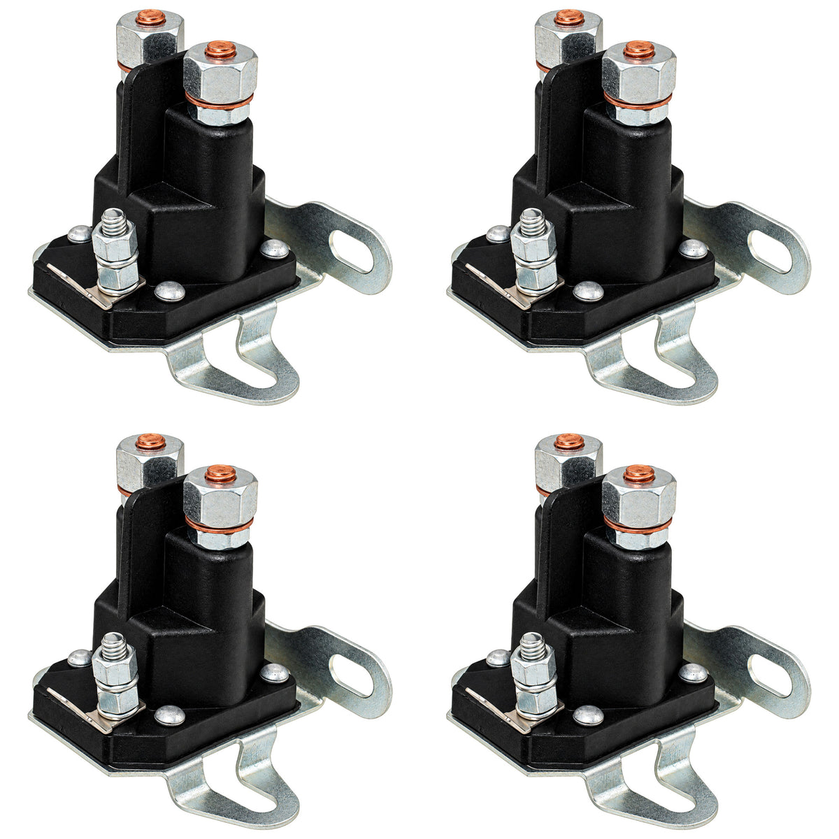 Qty 4: Starter Solenoids Fits Husqvarna Replaces 506558601