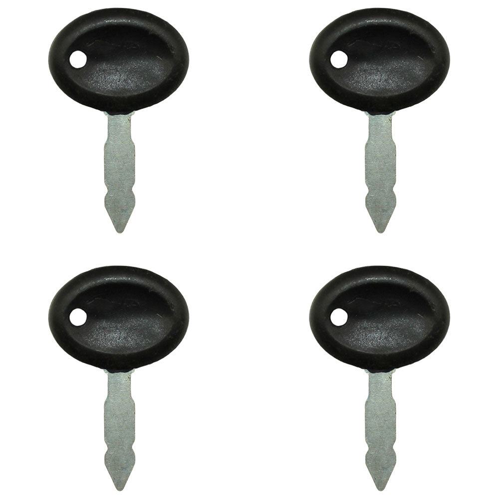 4 Pack Ignition Starter Switch Keys for various Fits Ford New Holland Fits