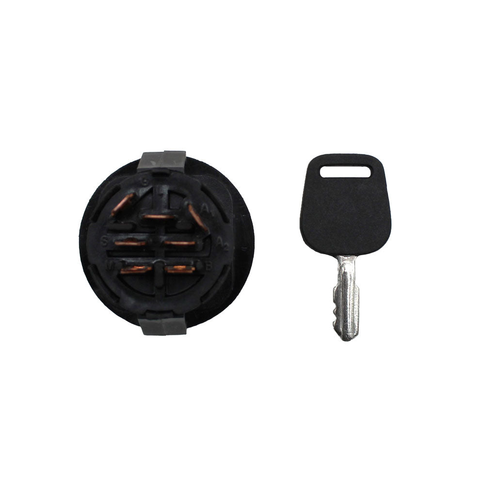 Ignition Starter Switch & Key Fits Briggs and Stratton 1714054, 1714054SM Garden