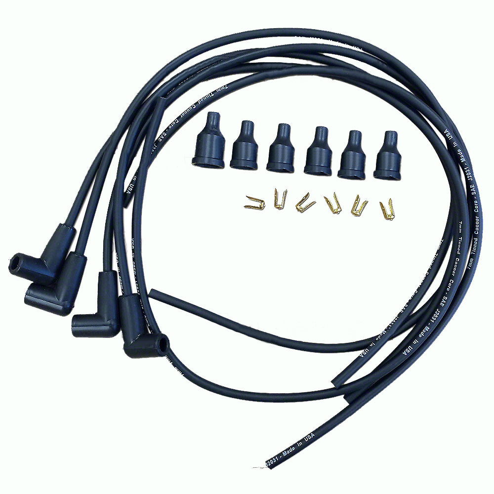 4 Cylinder Spark Plug Wiring Set Fits White Replaces ELV70-0316