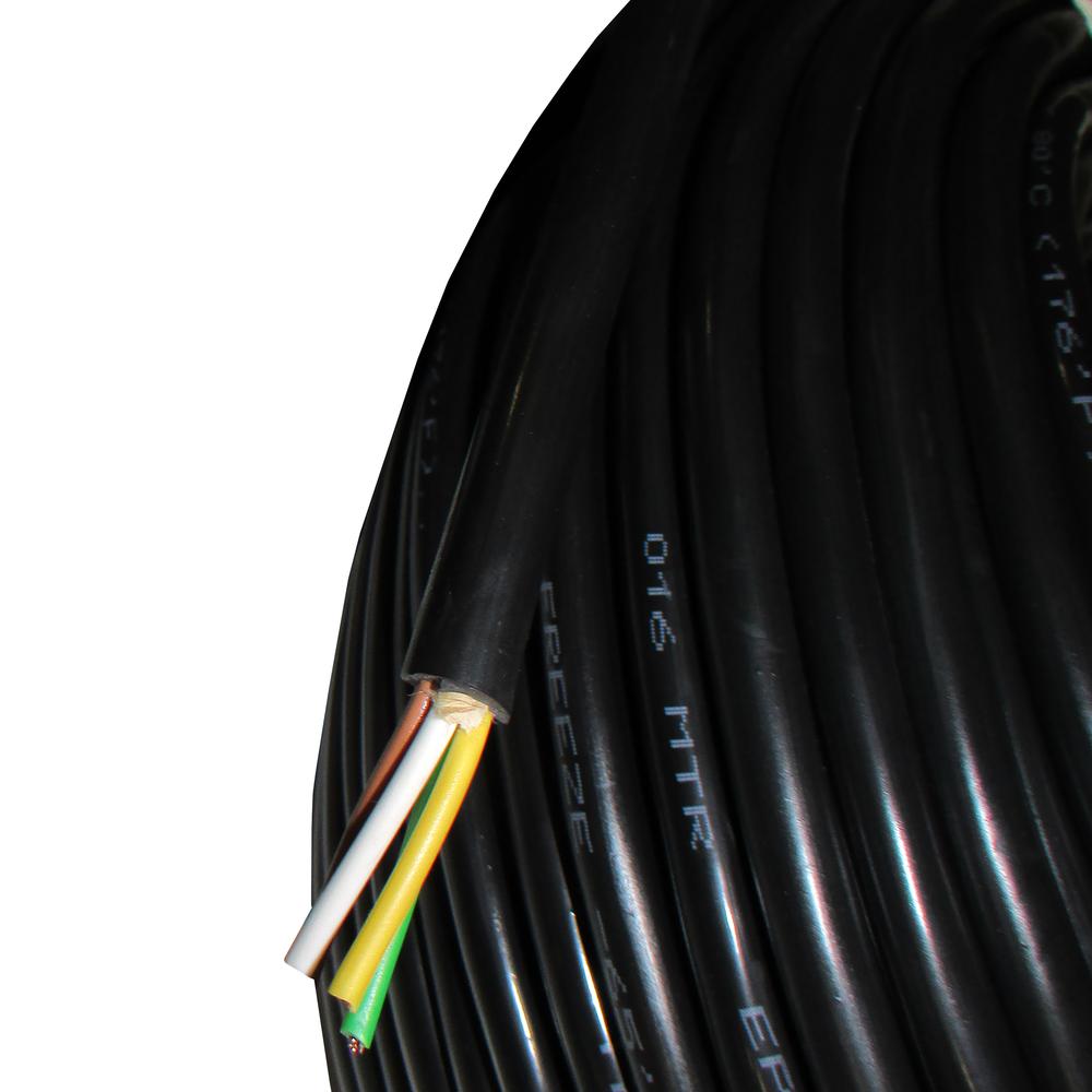 35 Foot Roll of 14-Gauge 4-Conductor Trailer Light Wiring Harness Cable