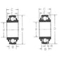 WN-121602-PEX Feeder Drum Bearing Fits International/CaseIH 7088 5088 5130 5140