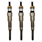3 Pieces Glow Plug 6670470 Fits Bobcat Backhoe Loader B100 B200 B250 BL275
