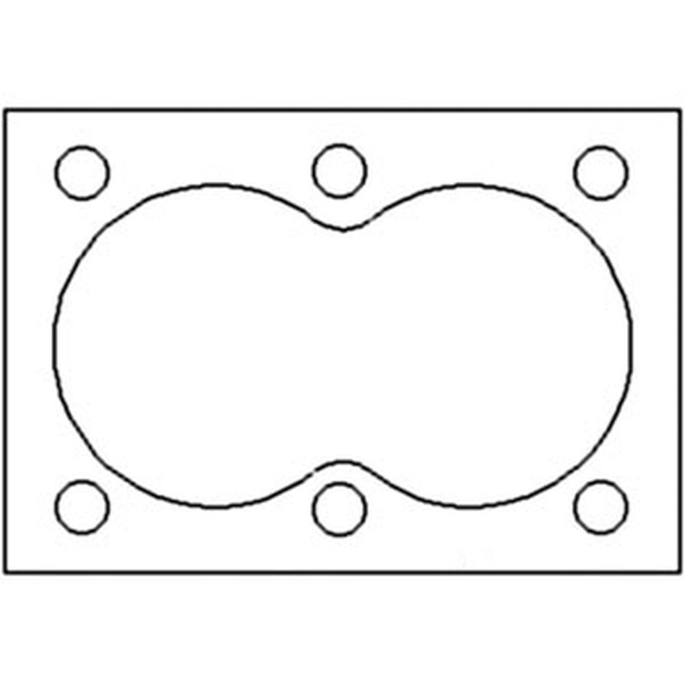 1750087M1 Oil Pump Body Cover Gasket Fits Massey Ferguson 35 50 TO35 F40 Harris