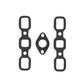 3-pc Exhaust Manifold Gasket Set Fits Ford/New Holland Replaces 86559265