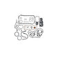 3802375 Bottom Gasket Set Fits Case/International Harvester 1800 1840 1845C 450C
