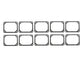 10PK Rocker Cover Gasket Fits Briggs and Stratton 690971