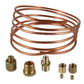 OIL PRESSURE GAUGE LINE KIT A B D G H 50 60 70 620 60 70 730 Fits John Deere Fit