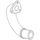 Exhaust Elbow Fits Massey Ferguson Replaces 898011M1