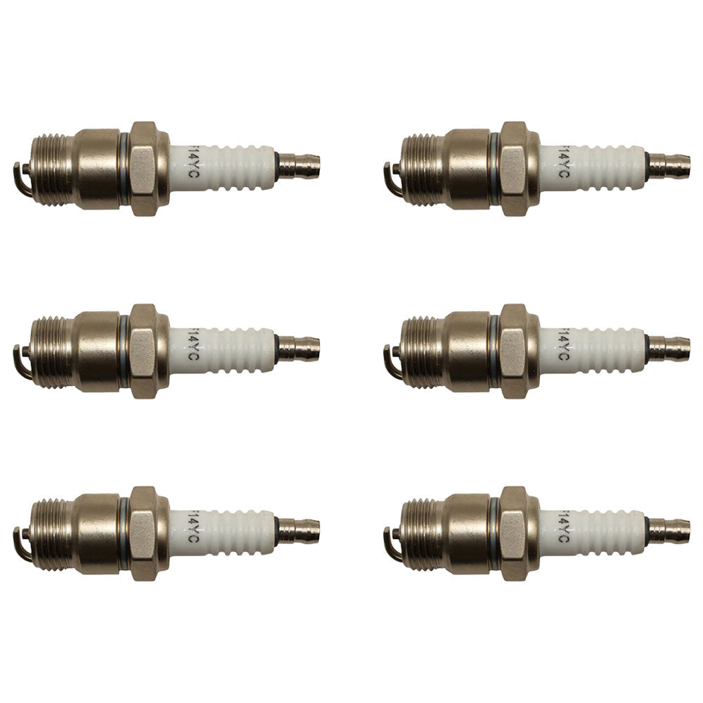21A808 Six Universal Spark Plugs D16 TY6075 207000680 4012405C 834242M1