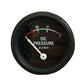 NJD1702 Oil Pressure Gauge (0-55 PSI) Dash Mounted, Black Face - Fits John Deere
